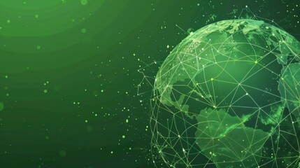 Global Network Representation with Green Background