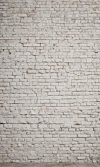 Weathered white brick wall, uneven texture, grunge backdrop, background, aged, texture
