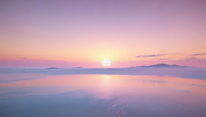 Obraz premium Soft pastel pink, blue, and yellow gradient, fuzzy sunset effect , wallpaper, gentle, calm