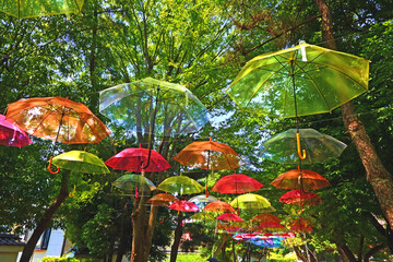 青空に浮かぶアンブレラスカイ