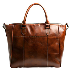 Brown Leather Tote Bag Stylish Handbag Design