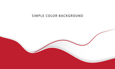 Abstract Red Wave: An aesthetic red wave on simple background is a visually pleasing backdrop for design and marketing contexts.