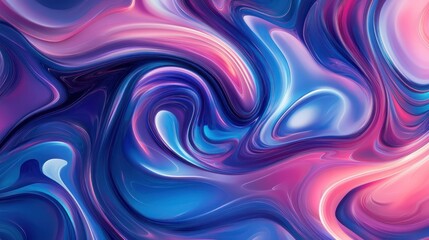 Obraz premium Abstract swirling design of vibrant colors.