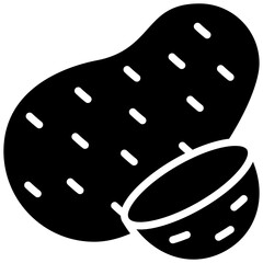 Potato glyph icon