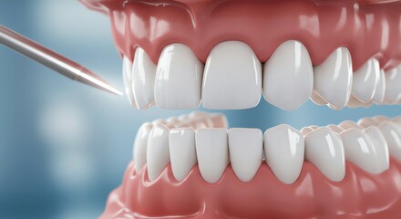 Obraz premium Teeth dental checkup examination