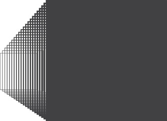 Obraz premium Square geometric with line created using blend effect. Technology and digital concept 