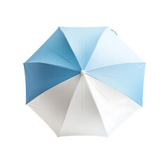 Elegant Compact Beach Umbrella with a Refined Minim Isolated on Transparent Background