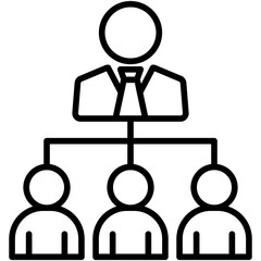 Organization Structure Icon