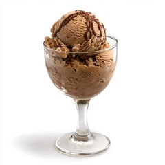 Chocolate Salted Caramel Ice Cream Sundae cream chocolate dessert.