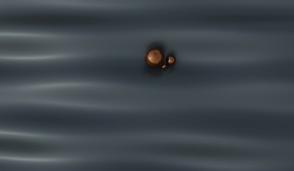 Dark fabric, shiny, background, simple, luxury, beads, round, background, charm, material, satin, 3d illustration