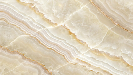 Soft Ivory and Gold Veined Onyx Background