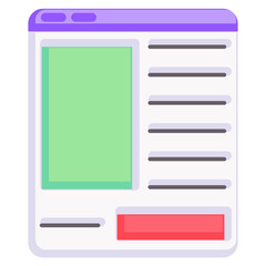 Obraz premium Landing Page