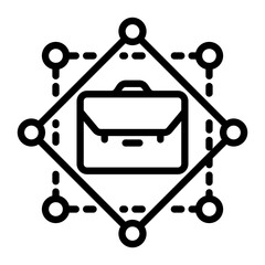 spreading icon, line icon style