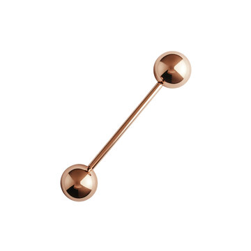 Rose Gold Tongue Barbell Piercing Jewelry