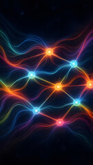 Flow glowing nodes of a neural network