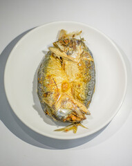 fried fish on a plate