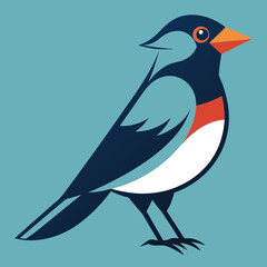 Songbird Perched Vector