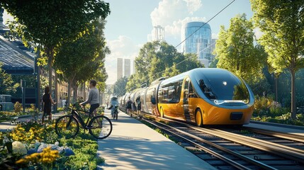 Concept Art Ecofriendly Transport