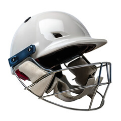 Fototapeta premium Cricket helmet - Safety gear for the pitch