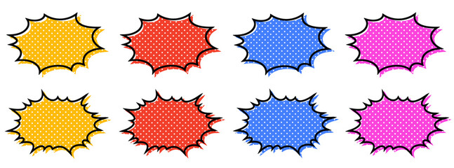 ギザギザ　吹き出し　素材　セット　値引き　値下げ　特別価格　キャンペーン　あしらい　見出し　タイトル　飾り　シール　トゲトゲ　枠　ポップ　おしゃれ　柄　驚き　びっくり　sale sticker,price sticker.Jagged speech bubble