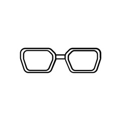 glasses isolated on white