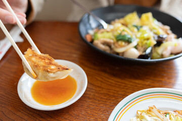 美味しそうな餃子