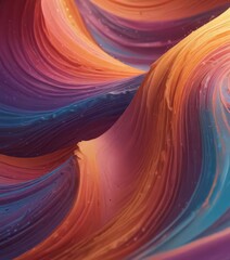 Vibrant, flowing wave pattern; abstract curves & swirls , gradient, energy, wave