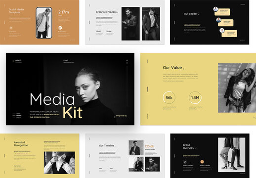 Media Kit Presentation Template