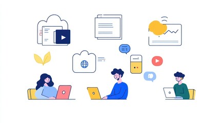 Remote teamwork, online collaboration