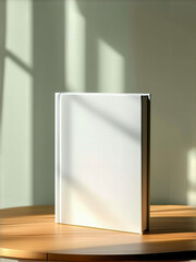 blank cover book mockup