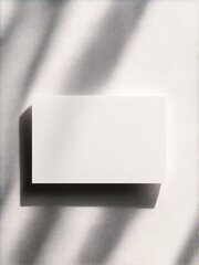 name card white blank papper