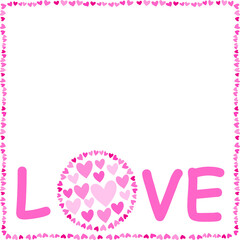 Heart Shape, Photo Frame, Border