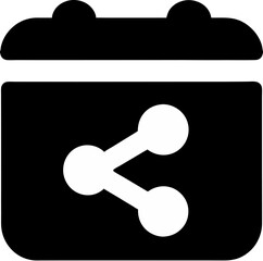 vector icon of molecule