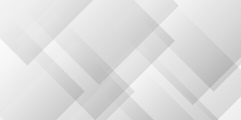 Obraz premium Overlap random cube vector element modern overlay diamond triangle paper white and gray technology pattern web corporate brochure layer space texture background. 