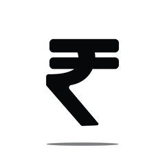Indian rupee icon logo set vector . Vector Illustration .EPS 20 . 