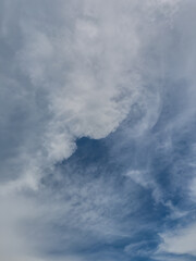 Obraz premium blue sky with clouds