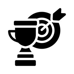 trophy glyph icon
