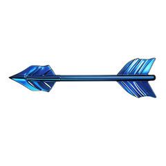 Sleek Arrow with a Streamlined Contemporary Silhouette Isolated on Transparent Background