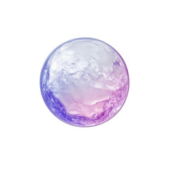 Abstract Orb Celestial Sphere of Purple and Pink Hues