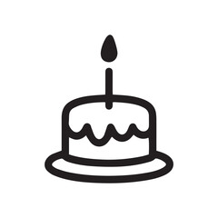 birthday cake with candles