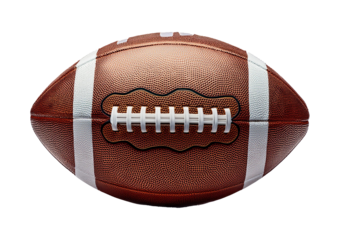 Football isolated on a transparent or white background. cut out.