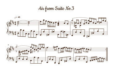 楽譜のイラスト