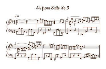 楽譜のイラスト