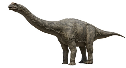 Fototapeta premium Majestic Sauropod Dinosaur: A Realistic Depiction