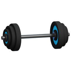 dumbbell isolated on white