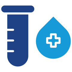 Obraz premium Glucose Test Icon