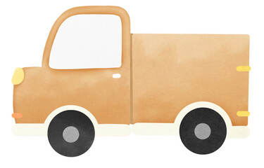 Brown truck