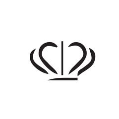 Regal King Crown Icon – Flat Vector Design