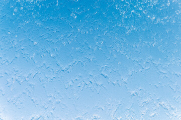 Aqua background. Product space next to clean water streams and water splashes and drops.