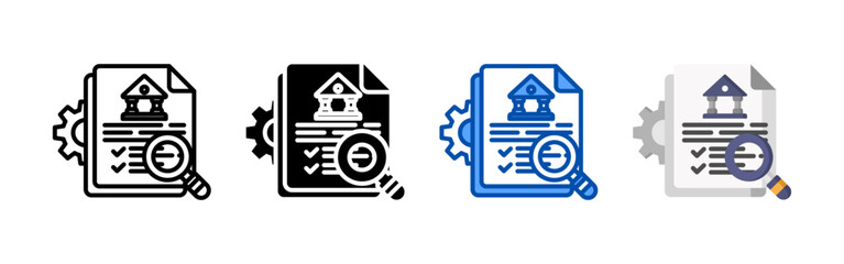 Improvement icon set bundle. Multi style icon collection perfect for websites, apps, and presentations. Simple vector icon collection